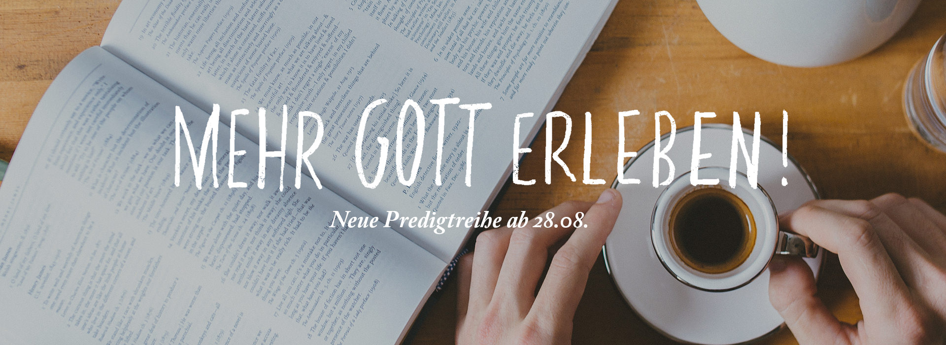 Mehr Gott erleben: Alles im Griff?