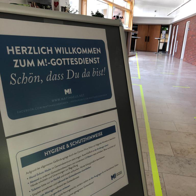Rückkehr zu zwei Gottesdiensten ab 30. August mit veränderten Gottesdienstzeiten