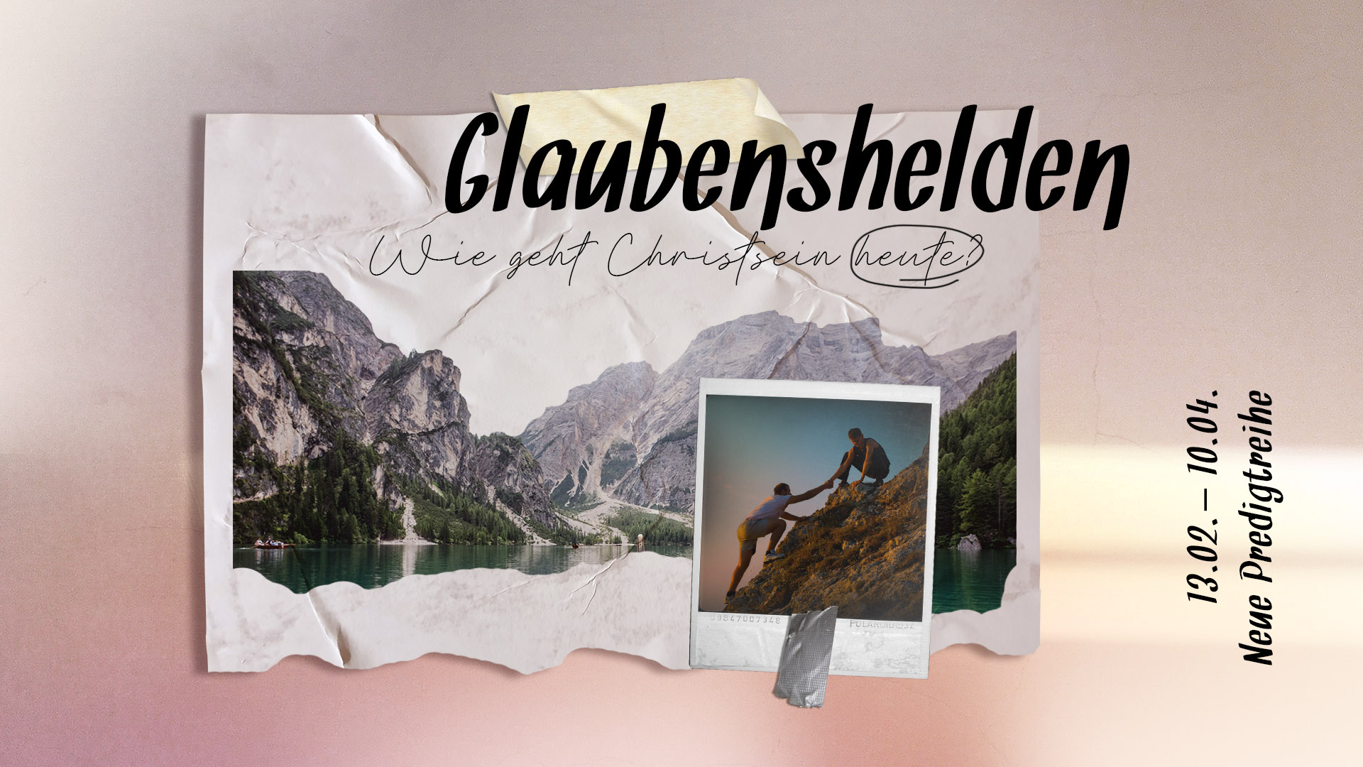 Neue Predigtreihe „Glaubenshelden“