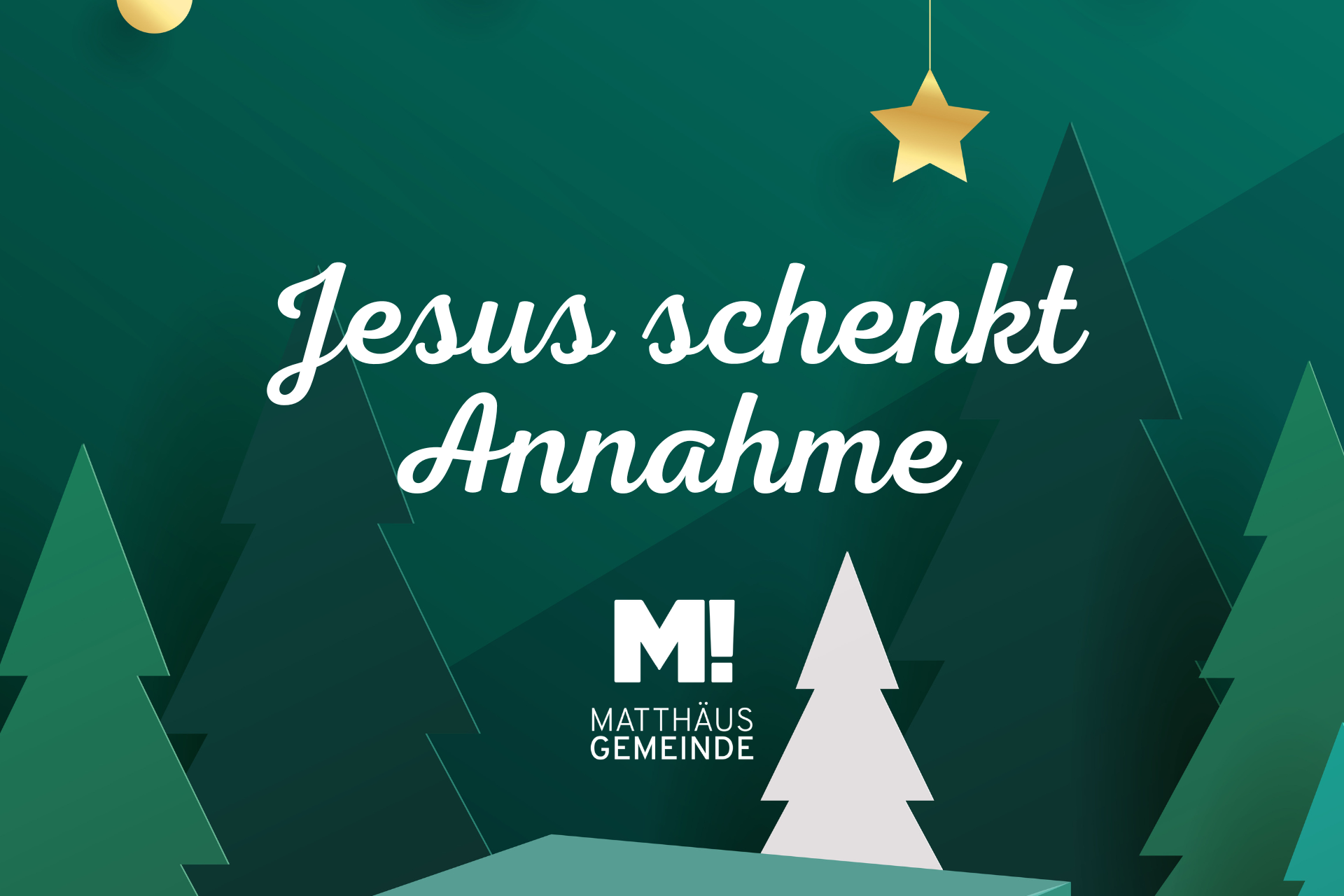 Beschenkt #1: Jesus schenkt „Annahme“