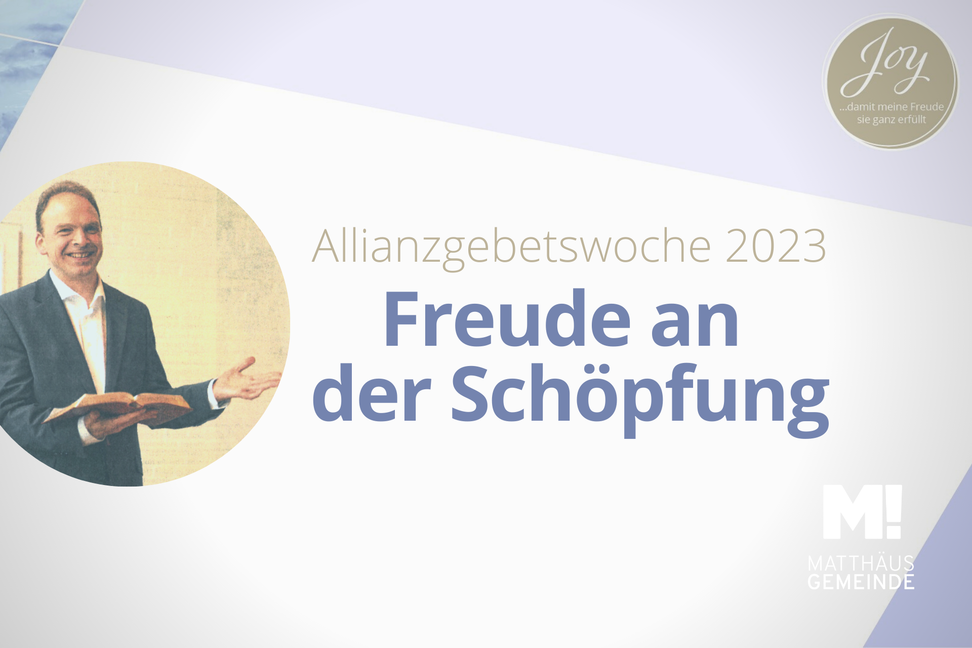 Allianzgebetswoche | Freude an der Schöpfung