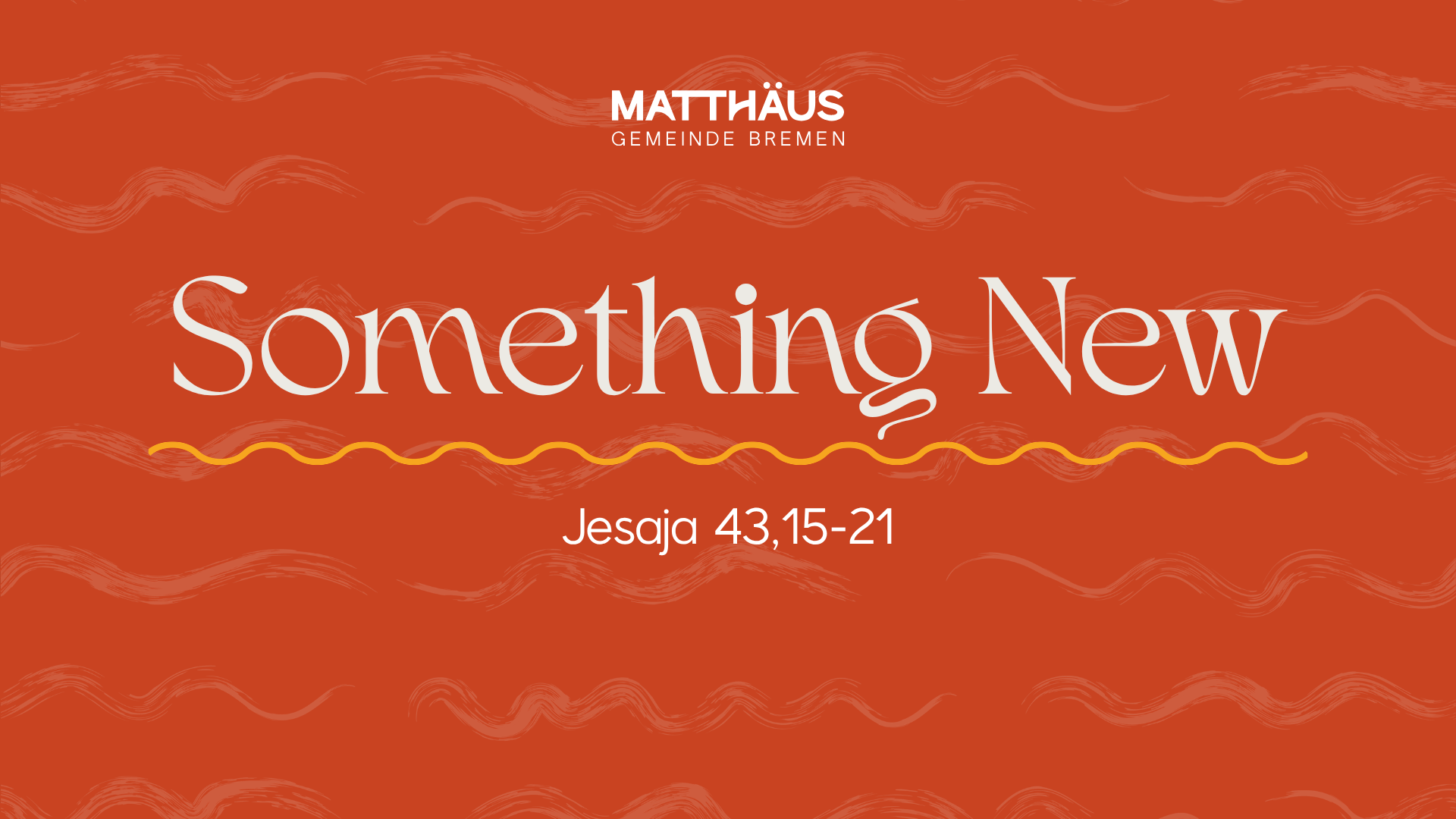 Vision Sunday 2.0 „Something New“